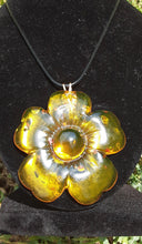 Load image into Gallery viewer, Amber Orgonite Flower
