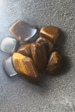 Load image into Gallery viewer, Tigers Eye Pieces (Tumbled)
